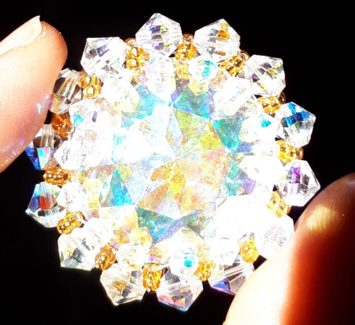 CABOCHON SWAROVSKI CRYSTAL SHIMMER - immagine 2