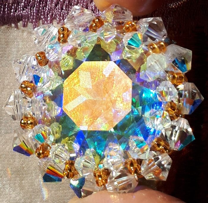 CABOCHON SWAROVSKI CRYSTAL SHIMMER - immagine 3